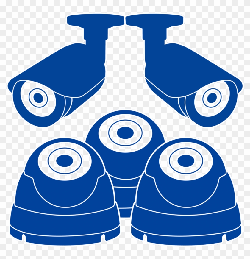 Hd Security Camera Icon - Security Camera System Icon Clipart #560136