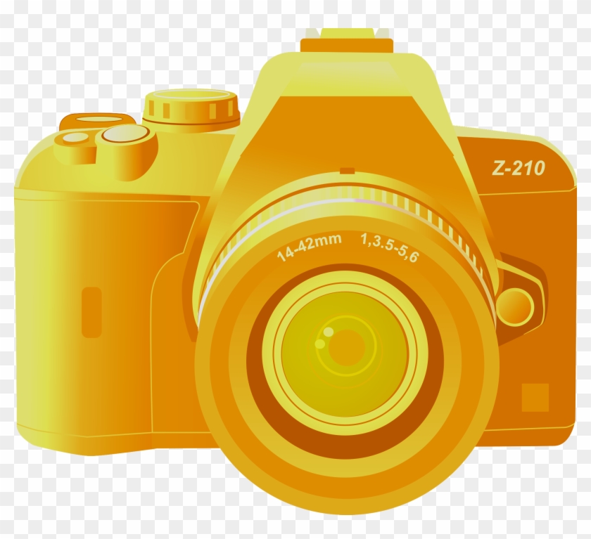 Camera2 Mgx Gold - Gold Camera Icon Transparent Clipart #560240