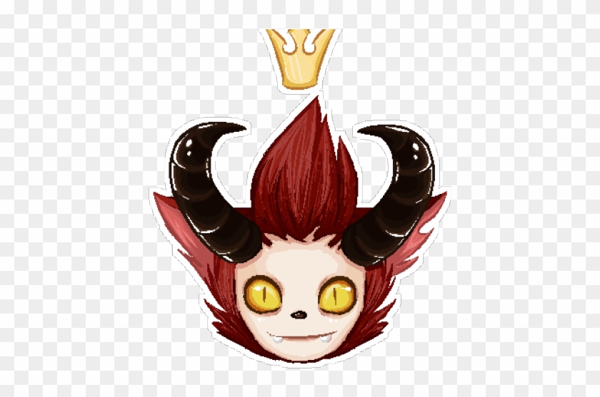 Drawn Horns Little Devil - Cute Little Devil Teemo Clipart #560360