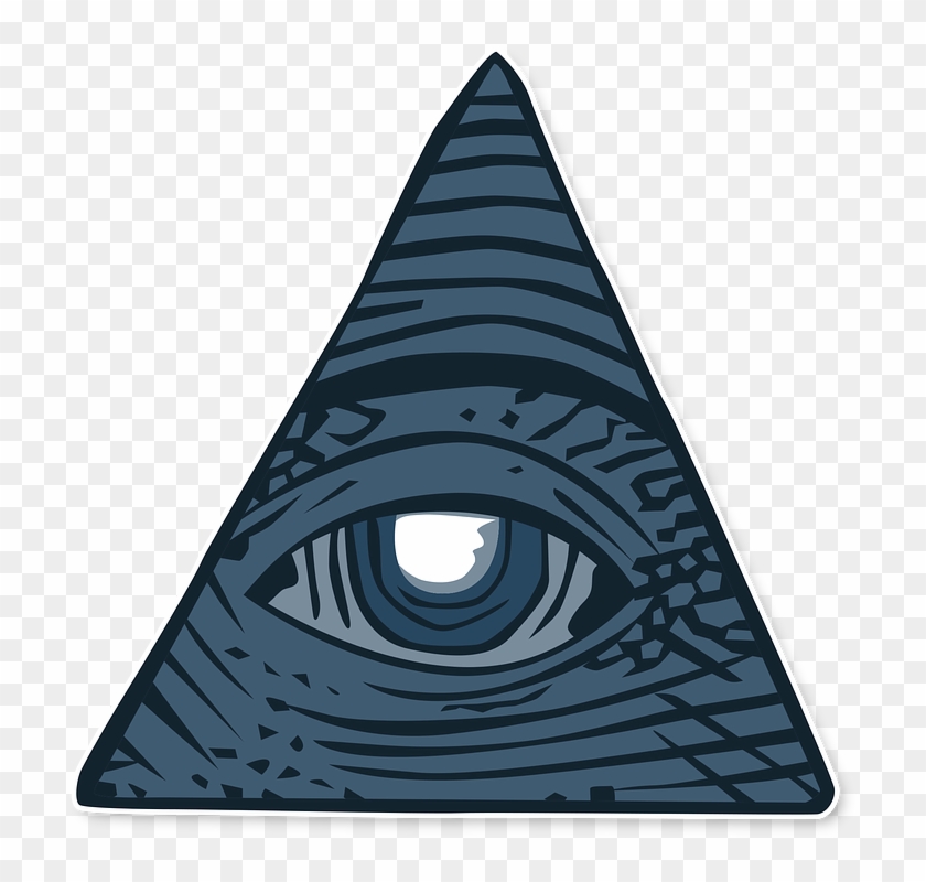 Triangle Illuminati Png - Illuminati Pyramid Transparent Clipart