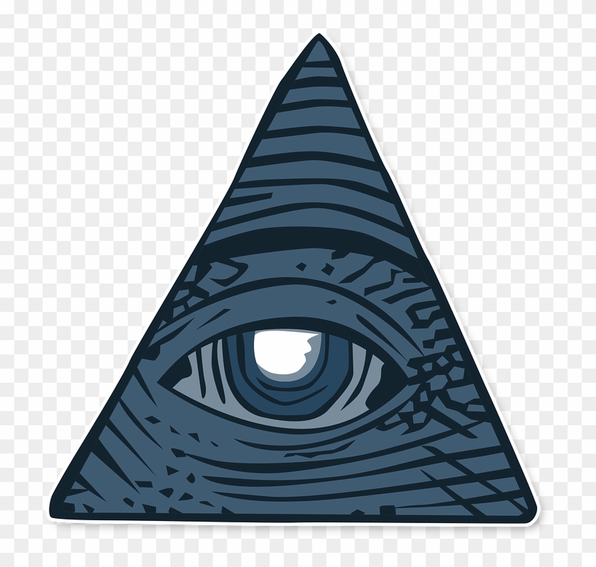 Triangle Illuminati Png - Illuminati Pyramid Transparent Clipart #560663