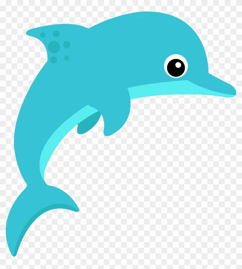 Beach Clipart Dolphin - Sea Animals Clipart Png Transparent Png #560851