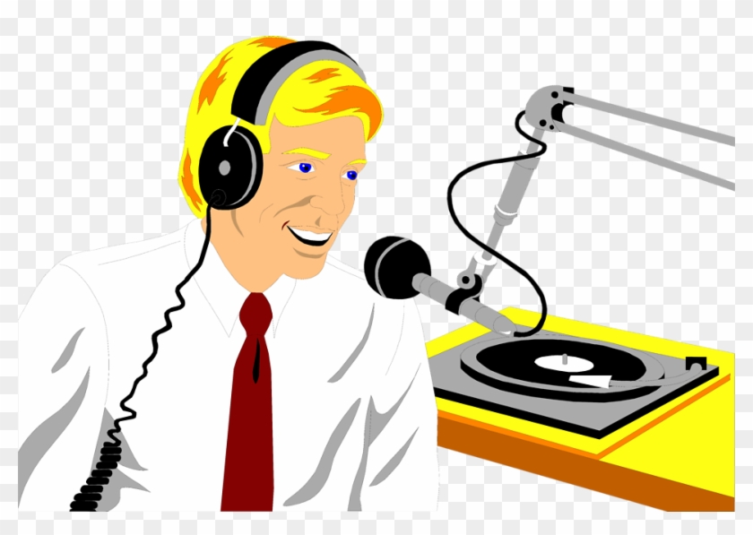 Freeuse Stock Collection Of High Quality Free Cliparts - Radio Jockey Clipart - Png Download