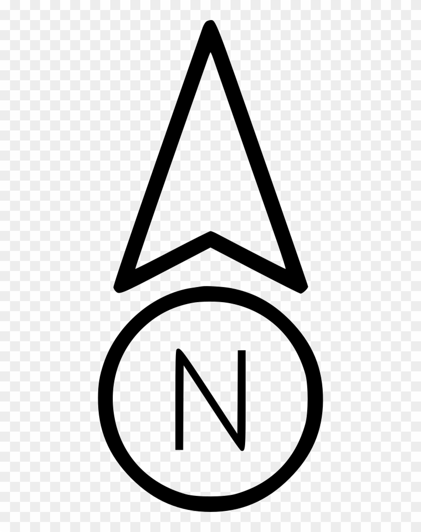 Arrow North Direction Comments - North Direction Arrow Png Clipart