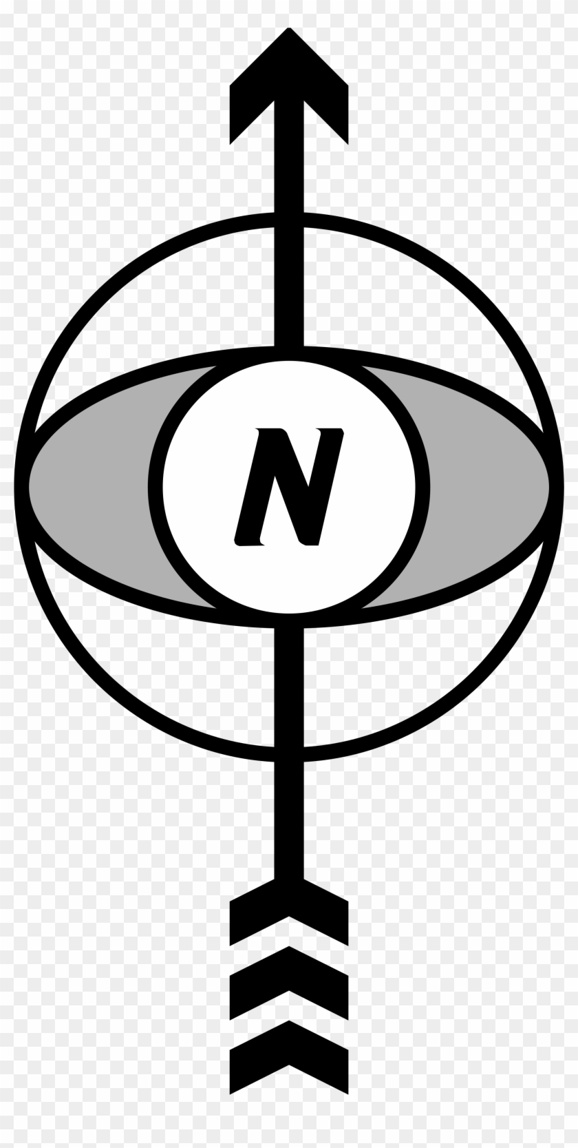 Orientation North Arrow Png - Orientation In A Map Clipart
