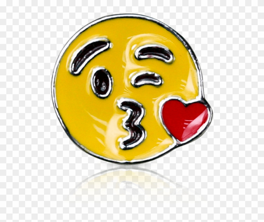Kissing Emoji - Circle Clipart