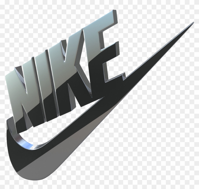 nike logo 3d