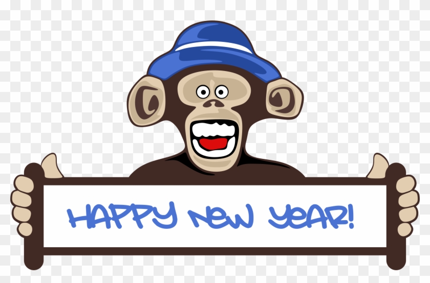 This Free Icons Png Design Of Happy New Year Monkey Clipart #561908