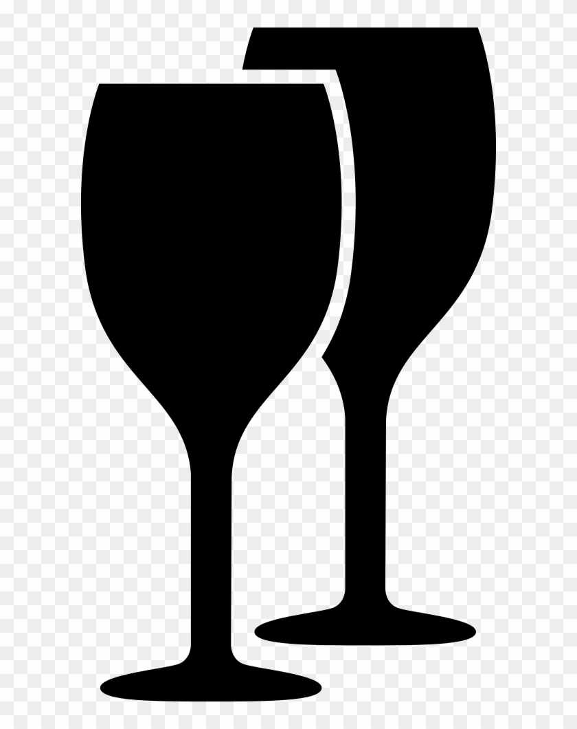 Wine Glasses Black Couple Comments - Wine Glass Png Clipart Transparent Png #561973