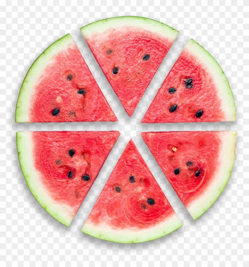 Watermelon Png Hd Images - Watermelon Cut In Triangles Clipart