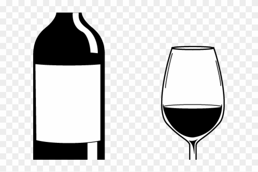 16 Boose Clipart Wine Glass Outline Free Clip Art Stock - Wine Drink Bottle Clipart - Png Download