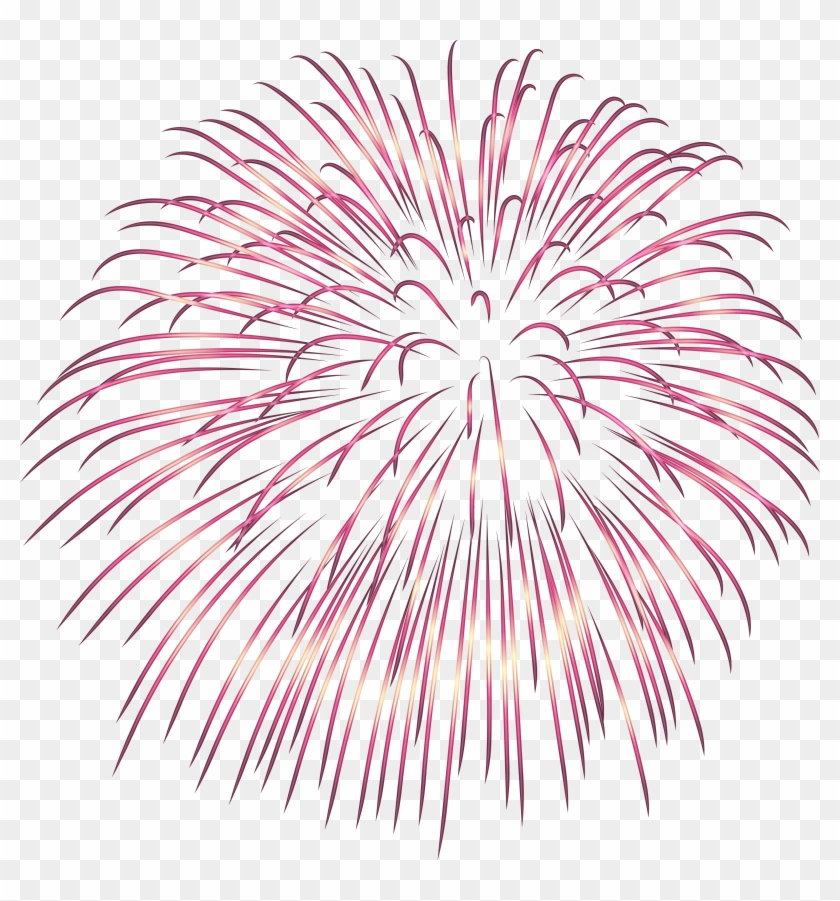 Firework Purple Transparent Png Image - Transparent Clip Art Free Fireworks