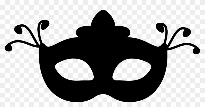 Png File Svg - Mardi Gras Mask Silhouette Clipart #562956
