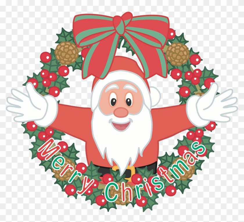 Big Image - พวงหรีด วัน คริสต์มาส Clipart