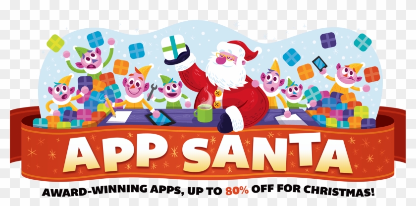 Santa Png Image - App Santa Clipart #563576
