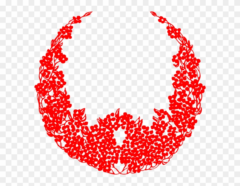 Christmas Wreath Pictures Clip Art - Red Wreath Circle Png Transparent Png