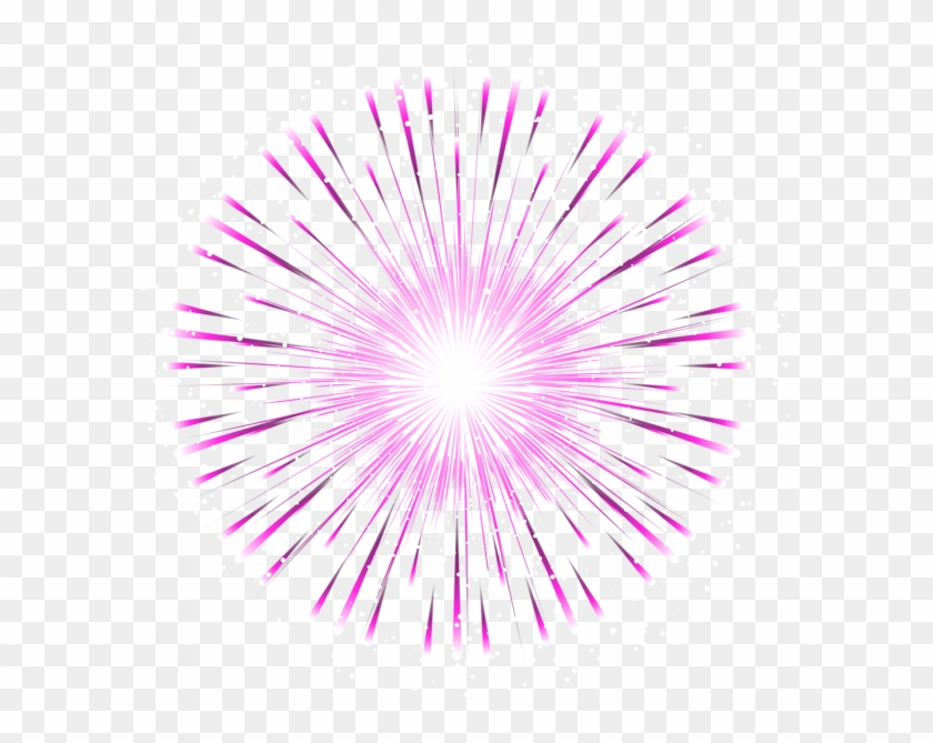0, - Pink Fireworks Transparent Background Clipart