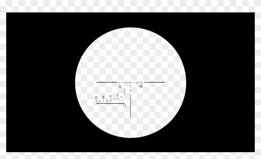 Dragunov Scope Reticle Mw3 - Circle Clipart