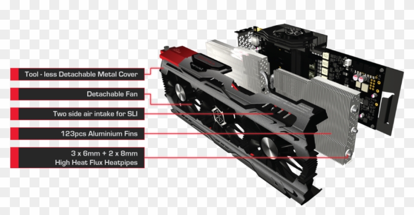 Inno 3d Geforce Gtx 1070 8gb Ddr5 Ichill X4 Clipart