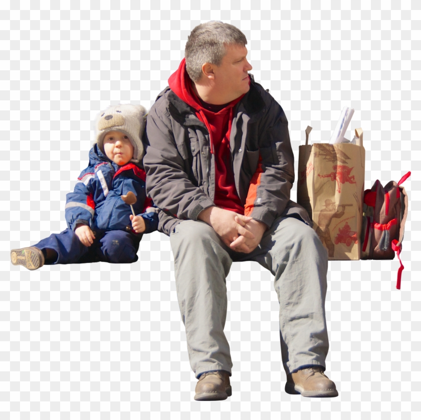 Silhouette People Sitting Png - Personas Png Elevacion Clipart #563978