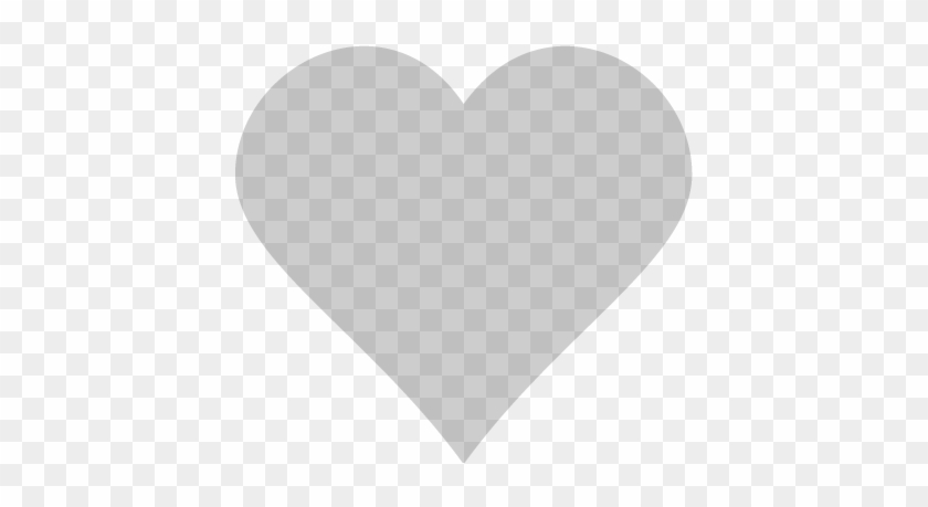 Instagram Like Button Png - Heart Grey Clipart