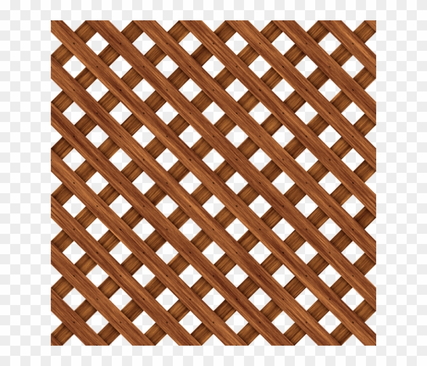 Wooden Pattern And Vector - Wood Lattice Texture Png Clipart #564571