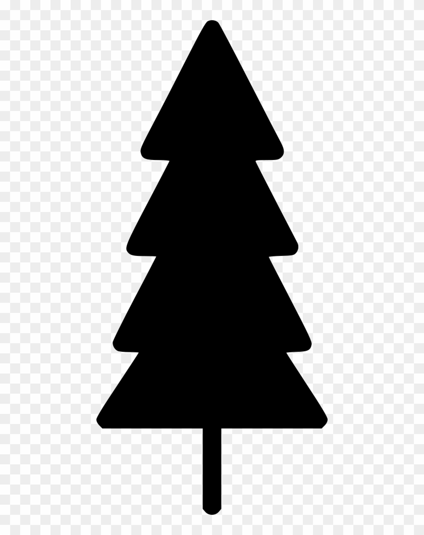 Thin Christmas Pine Tree Comments - クリスマス ツリー イラスト 白黒 Clipart