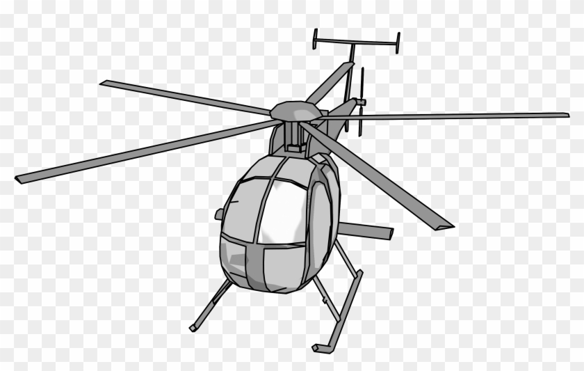 Md 500 Helicopter Png Clipart Picture - Helicopter Rotor Transparent Png