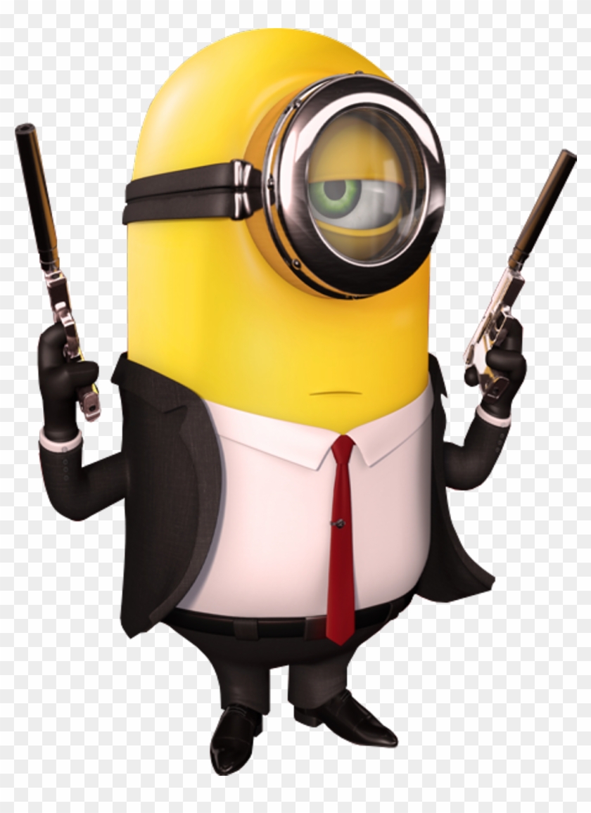 007 Sticker - Minions James Bond Clipart #565066