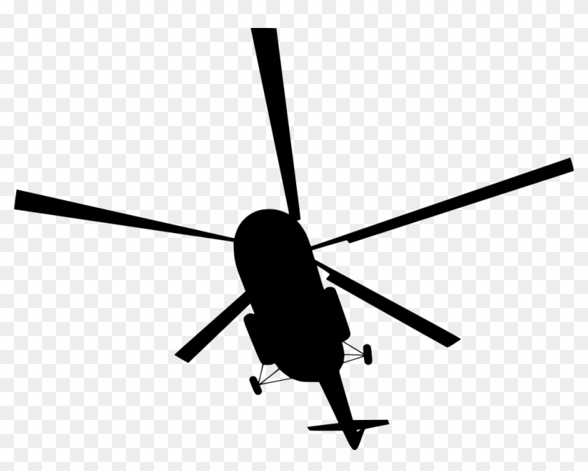 Download Png - Black Helicopter Png Clipart #565069