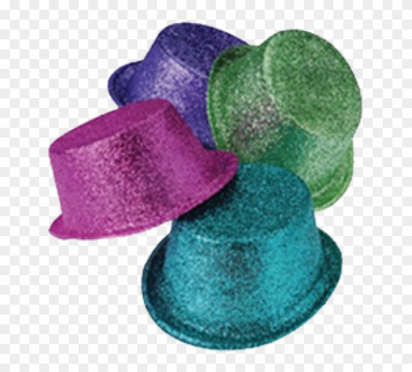 Glitter Top Hats - Party Hat Clipart