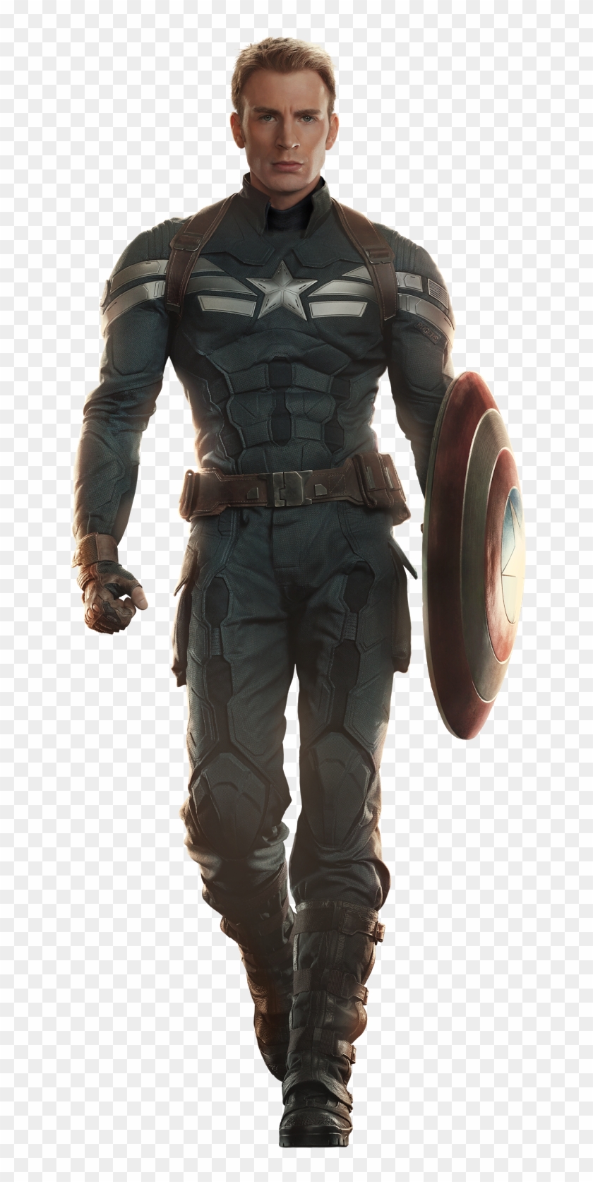 Captain America Png Image Transparent Background - Captain America Chris Evans Standing Clipart #565689