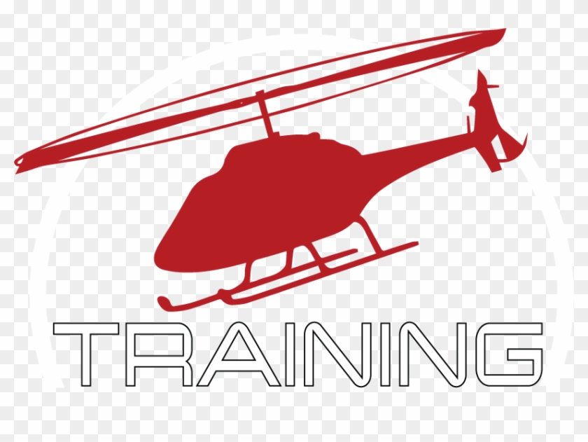 White Heli Training Button - Helicopter Rotor Clipart #565813
