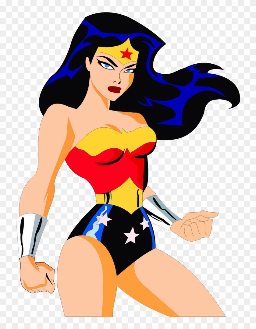 Wonder Woman Cliparts - La Mujer Maravilla Png Transparent Png