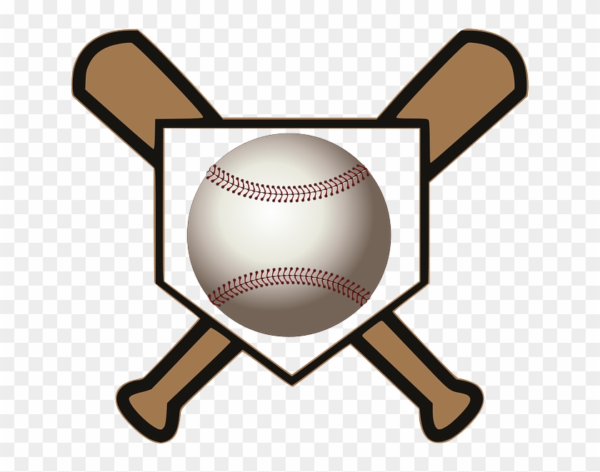 Baseball Bat Clipart Baseball Home Plate - Baseball Bat And Ball Png Transparent Png #566048