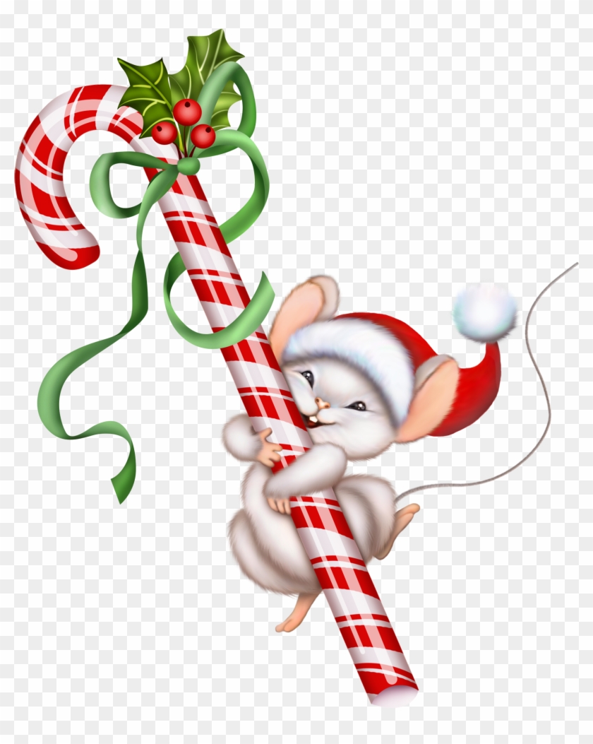 Picture Royalty Free Christmas Candy And Mouse Png - Clip Art Free Christmas Transparent Png