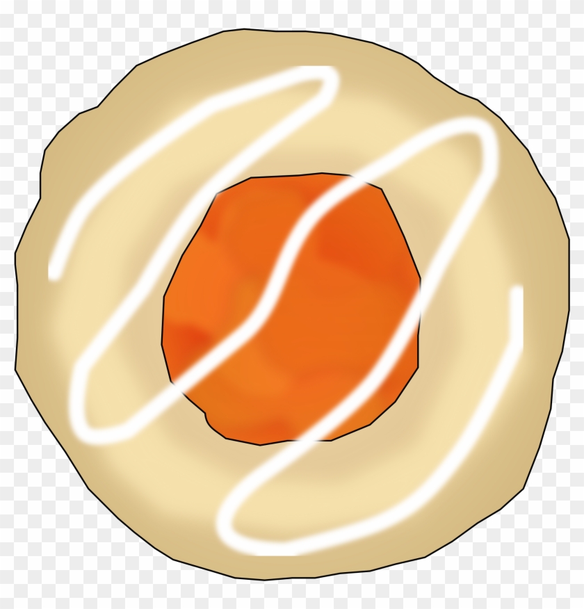 This Free Icons Png Design Of Apricot Thumbprint Cookie Clipart