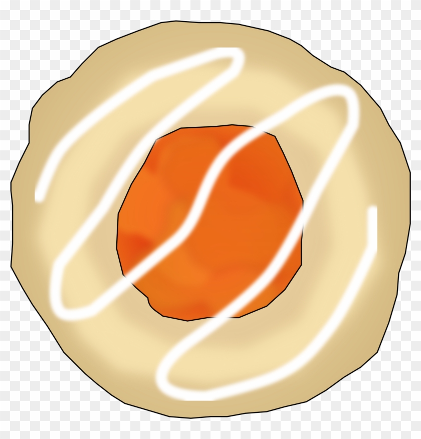This Free Icons Png Design Of Apricot Thumbprint Cookie Clipart #567104