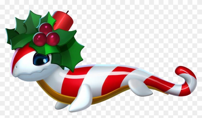Candy Cane Dragon - Dragon Mania Legends Candy Dragon Clipart