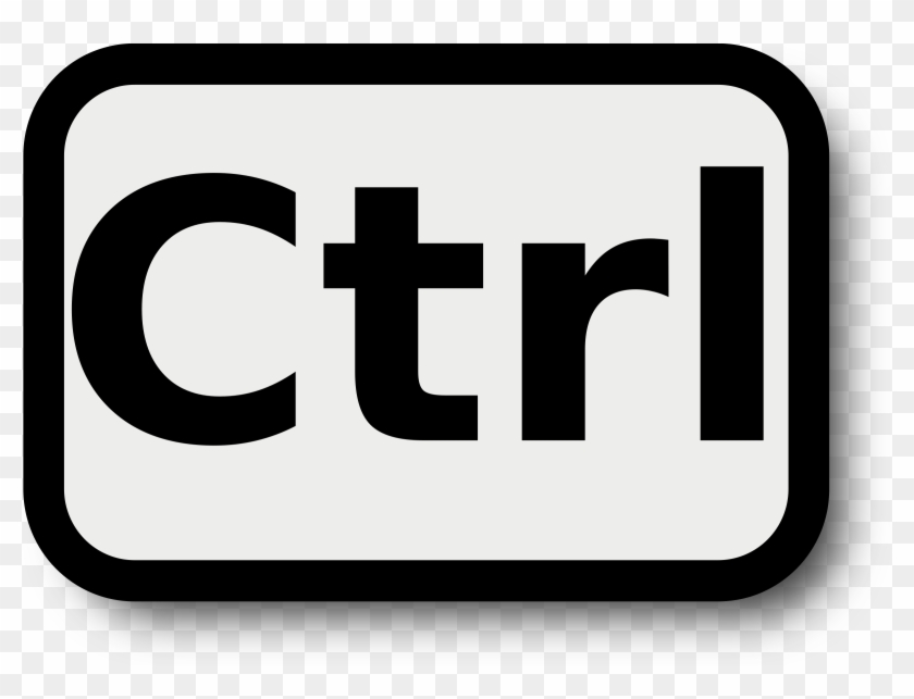 Ctrl Key - Ctrl Key Png Clipart