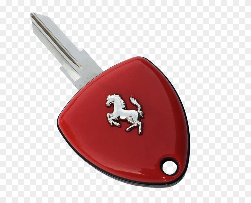 Klassik Red Double-sided Enzo Style Key For Ferrari - Ferrari Car Key Png Clipart