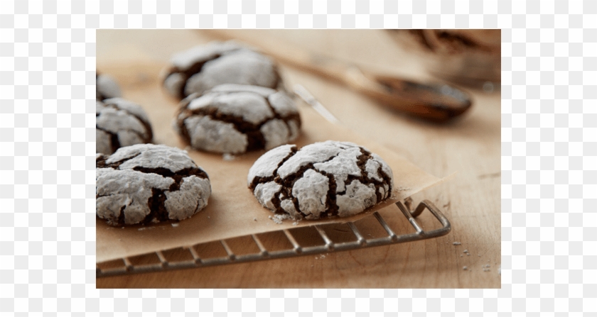 Chocolate Crinkle Cookies - Chocolate Cookies With Hershey Cocoa Powder Clipart