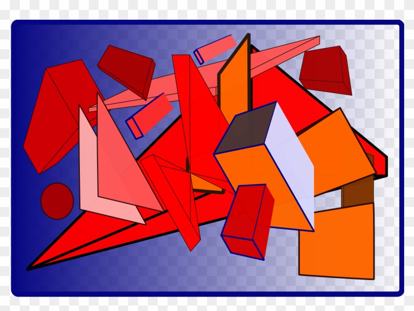 This Free Icons Png Design Of Flying Shapes Clipart #567756