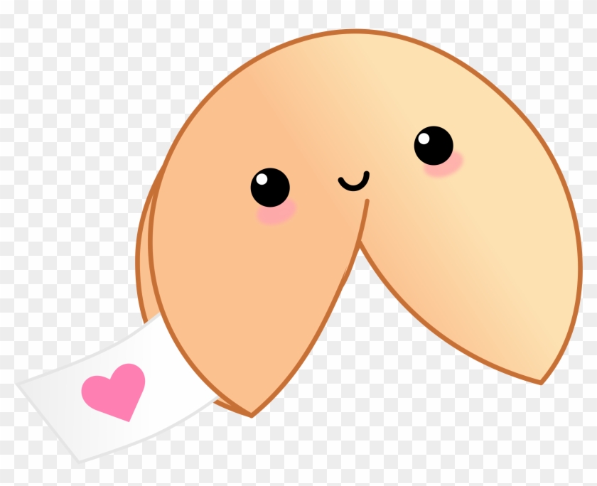 Fortune Cookie Biscuits Kawaii Taco - Chinese Fortune Cookie Clipart - Png Download