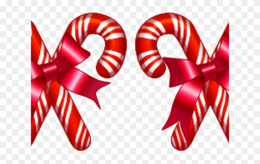 Candy Cane Clipart Row - Candy Cane Clip Art - Png Download #567977