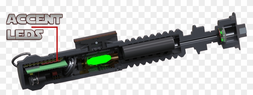 Enhance Your Lightsaber Building Experience - 3d Printed Lightsaber With Electronics Clipart