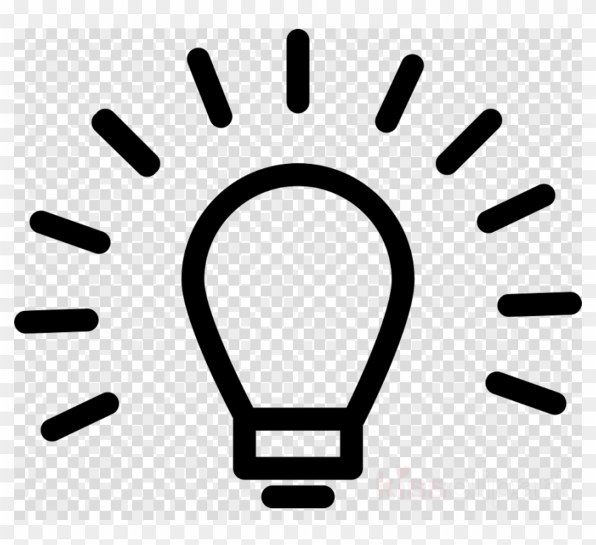 Download Lightbulb Outline Png Clipart Incandescent - Png Coffee Bean Black And White Transparent Png