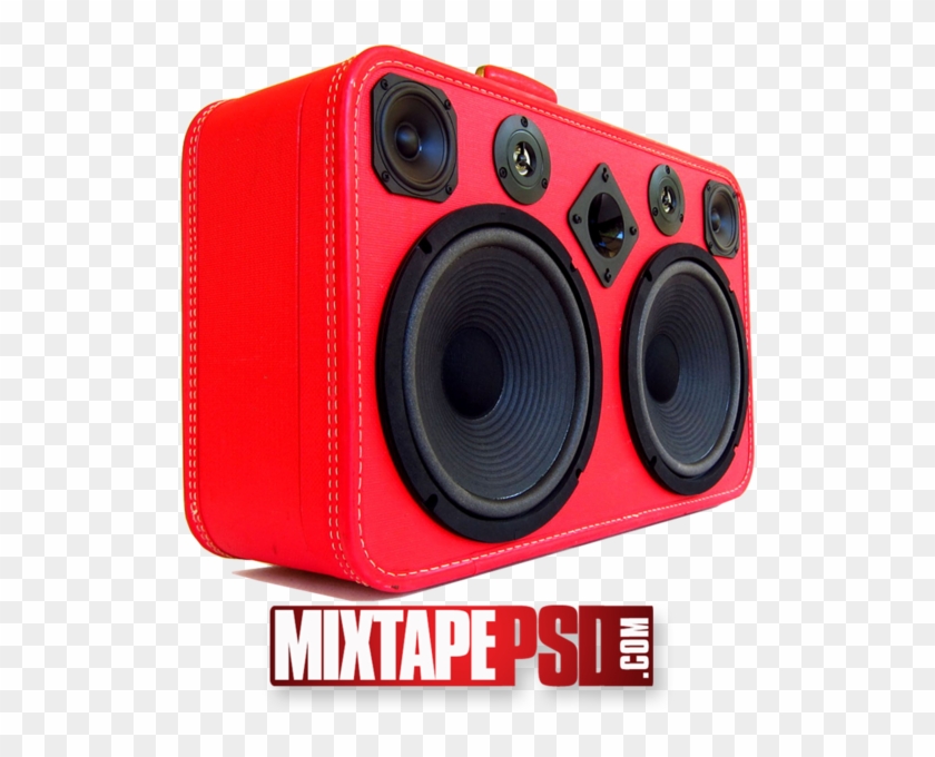 Red Speaker Png - Speaker Boombox Clipart #568371