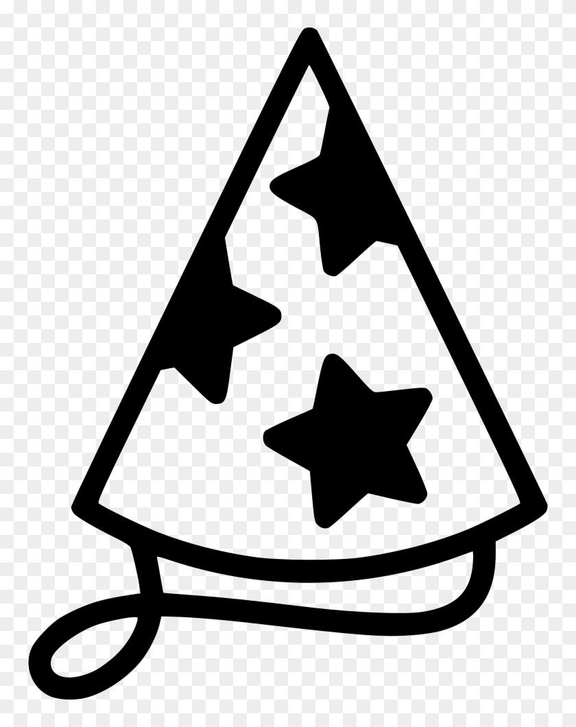 Party Hat Comments - Birthday Cap Png Black And White Clipart