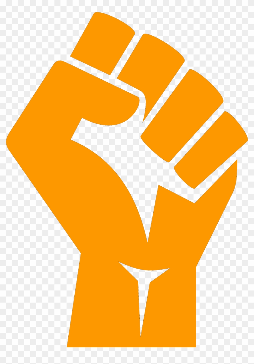 File - Raised-fist - Raised Fist Png Clipart #568429